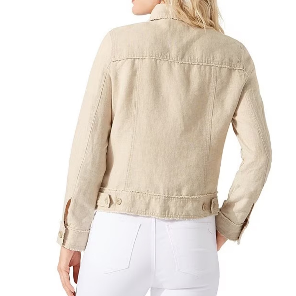 Tommy Bahama Two Palms Linen Raw-Edge Jacket - Picture 5 of 16